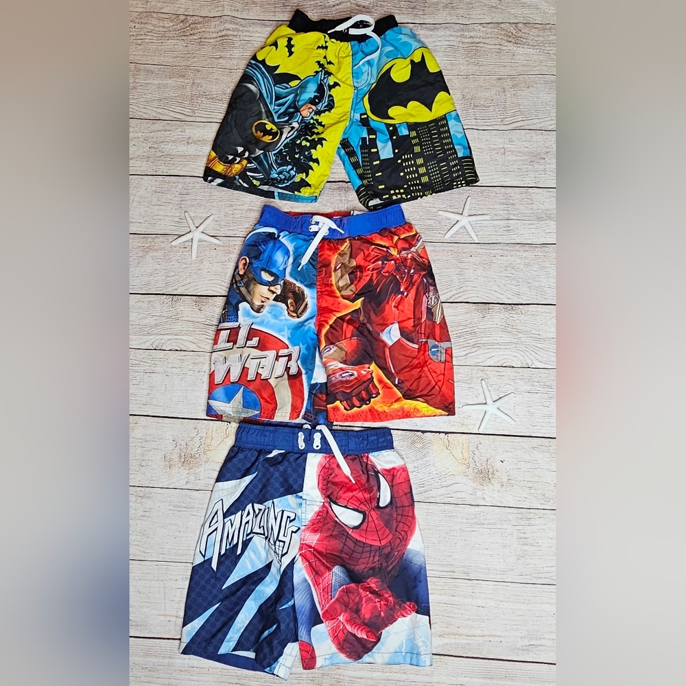 Boys Swim Trunk 3 piece Bundle  mixed sizes